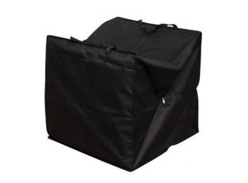 Heavy Duty Polyester Cushion Storage Bag - Black Medium 60x60x60cm
