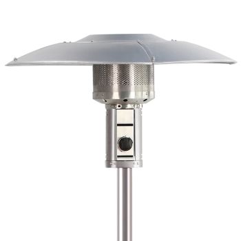 County Stainless Steel 8.8kW Gas Patio Heater - Includes Free Cover