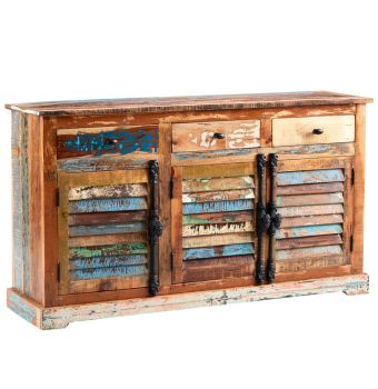 Coastal Large Sideboard - Wood - L40 x W140 x H80 cm
