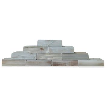 10x Medium Regal Play Brick Blocks for Indoor and Outdoor Use - L19.5 x W9.5 x H4.5 cm