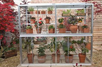 Exbury 6 Feet 5 Inches Classic Growhouse - Aluminium/Glass - L194 x W79 x H182 cm - Without Coating
