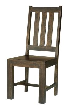 Dakota Chair (Set of 2) - Mango Wood - Dark Finish