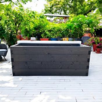 Suffolk Planter (Painted Wooden Planter - Choice of Colours Available) - L120 x W30 x H30 cm