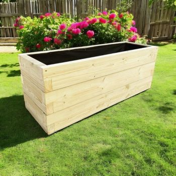 Suffolk Planter - Wood - L235 x W40 x H60 cm