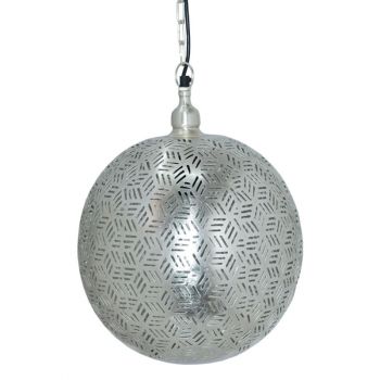 Ancient Marrakesh Hanging Lamp Ball with Hexa Etching