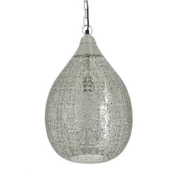 Ancient Marrakesh Hanging Lamp Balloon with Anchor Etching