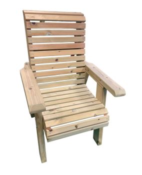 Single Chair - Wood - L69 x W69 x H105 cm