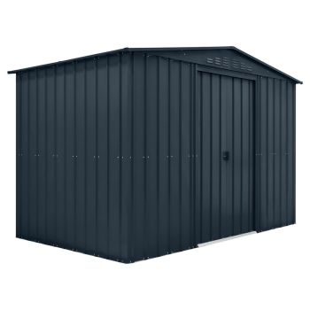 10 x 6 Feet Globel Apex - Steel/Metal - L175 x W296 x H203 cm - Grey