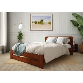 Aurora Bed Frame 3 Feet - Wood - L197 x W98 x H80 cm - Bear