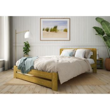 Aurora Bed Frame 3 Feet - Wood - L197 x W98 x H80 cm - Botany