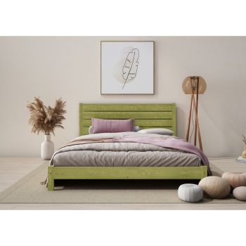Shibui Bed Frame 3 Feet - Wood - L197 x W98 x H90 cm - Avocado