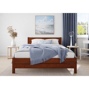 Alva Bed Frame 3 Feet - Wood - L197 x W98 x H90 cm - Bear