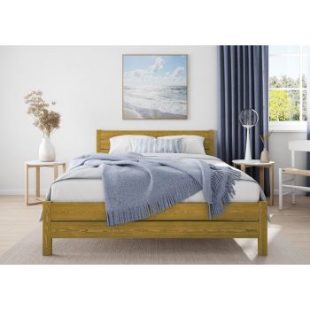 Alva Bed Frame 5 Feet - Wood - L207 x W161 x H90 cm - Botany