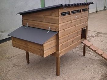 Stafford Standard Poultry House - Raised chicken coop for up to 10 hens - L84 x W107 x H115 cm