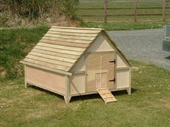 Extended Deluxe Duck House - L182.9 x W121.9 x H114.3 cm