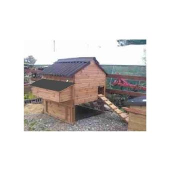 Windsor Standard Poultry House - Chicken house for up to 12 hens - L114 x W107 x H137 cm