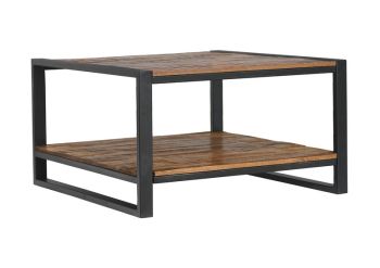 Frais Range Side Table - Mango Wood - L70 x W70 x H40 cm - PP Sawn Finish