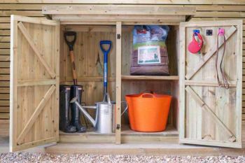 Gisburn Medium Garden Store - L96 x W160.6 x H123 cm - Timber