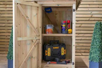 Gisburn Garden Store Small - Timber - L96 x W89 x H123 cm