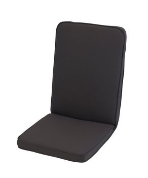 Low Recliner Outdoor Garden Furniture Cushion - L96 x W42 cm - Charcoal Grey