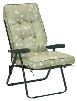 Deluxe Recliner Renaissance - L58 x W58 x H99 cm - Sage