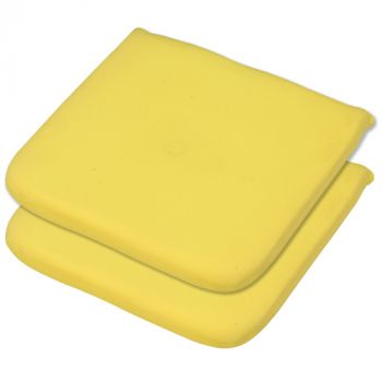 Elfin Yellow Seat Pad 40x40x4cm Outdoor Garden Furniture Cushion