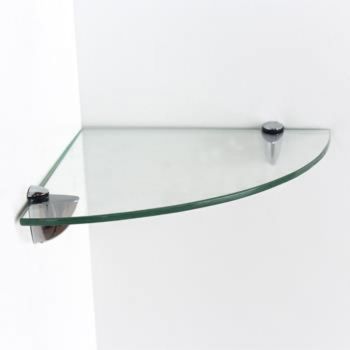 Glass Corner Shelf Kit - Clear