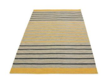 Hita Rectangular Shaped Hand Woven Oceanic Rug - Wool - L230 x W160 x H1 cm - Multicolour