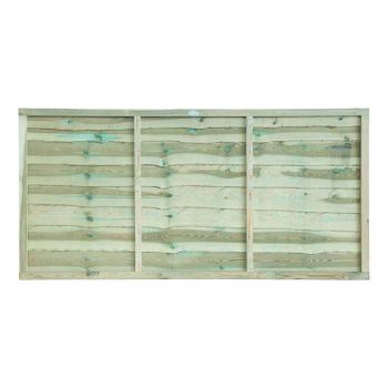 Grange Superior Vertical Trade Lap Panel - Pressure treated Timber - L4 x W182.8 x H90 cm - Green