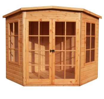 Hampton Shiplap Summerhouse Garden Sun Room Approx 7 x 7 Feet