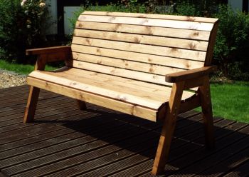 Traditional Three Seater Bench - L74 x W170 x H98 - Fully Assembled