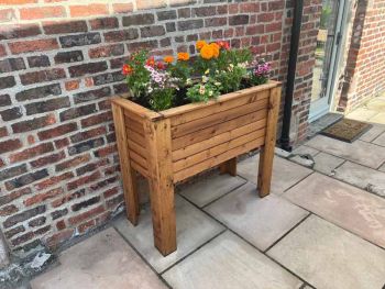Multi Pack of 2 - Somerford Deep Root Large Planter - Wood - L48 x W104 x H90 cm