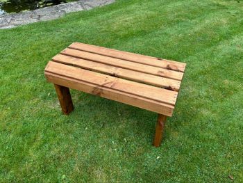 Knights Single Form Garden Table - Timber - L16 x W30 x H17 cm