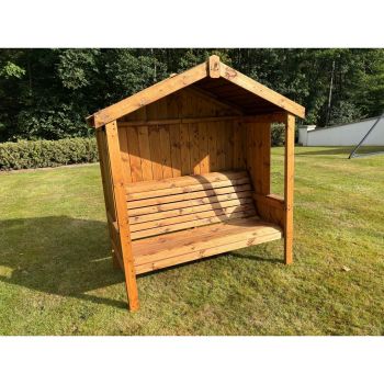 Three Seater Imperial Arbour - L80 x W183 x H194 cm - Grey