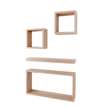 Large 4 Pcs Hudson Set - MDF/Chipboard - Oak