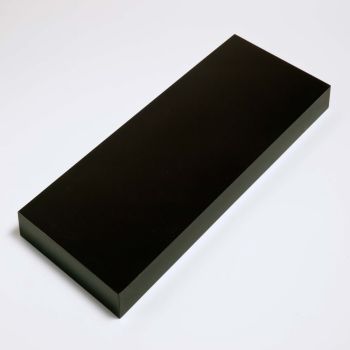 Hudson - MDF/Chipboard - 900 x 235 x 38 mm - Black Gloss