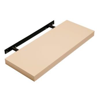 Hudson - MDF/Chipboard - 900 x 235 x 38 mm - Cream Gloss