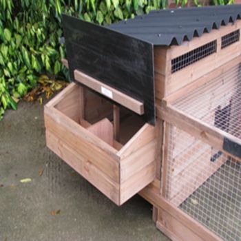 Hereford External Nestbox - NOT AVAILABLE TO PURCHASE WITHOUT THE HEREFORD POULTRY HOUSE - PORTABLE CHICKEN HOUSE FOR UP TO 8 HENS