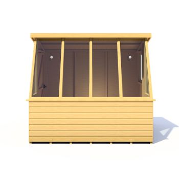 Iceni 8 x 6 Feet Potting Shed with Opening Glass Side Window Style A