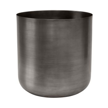 Indoor Chelsea Planter - Mild Steel - L25 x W25 x H26 cm - Pewter