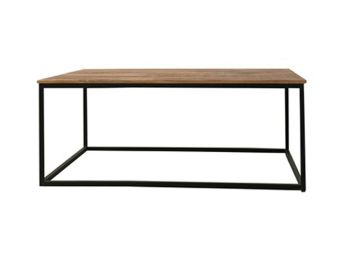 Industrial Coffee Table - Mango Wood/Iron - L60 x W110 x H45 cm - PP Sawn Finish