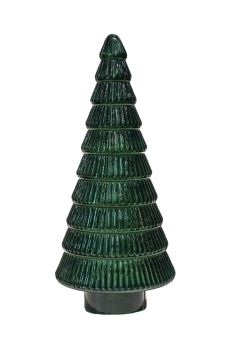 Juniper Tree Christmas Decorations - Glass - L14 x W14 x H31 cm - Evergreen