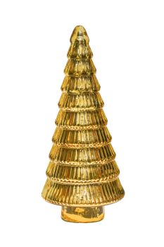 Juniper Tree Christmas Decorations - Glass - L14 x W14 x H31 cm - Gold