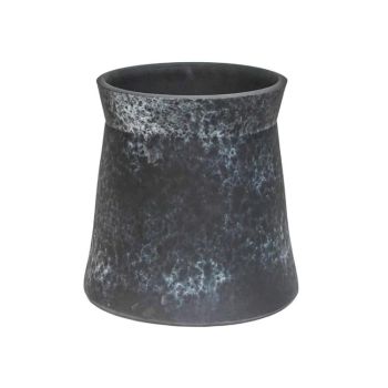 Kew Handthrown Planter - Ceramic - L23 x W23 x H23 cm - Basalt Blue