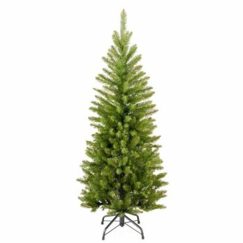 Kingswood Fir 4ft Pencil Tree Artificial Plant, Christmas Decoration, Artificial Christmas Tree