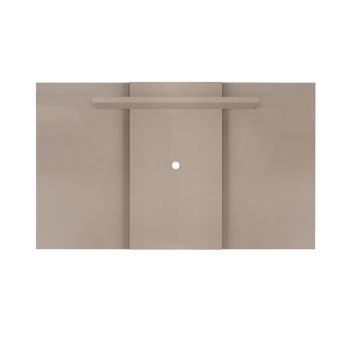 Extendable Fixed TV Wall Panel - MDP - L22 x W136 (Extendable Upto 150 cm) x H90.3 cm - Grey - Flat Packed