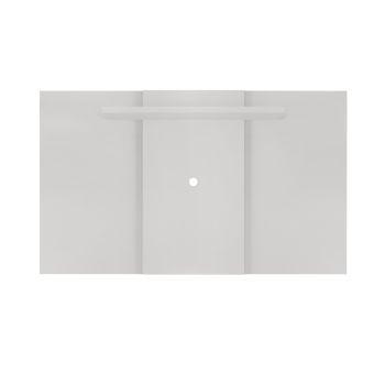 Extendable Fixed TV Wall Panel - MDP - L22 x W136 (Extendable Upto 150 cm) x H90.3 cm - White - Flat Packed