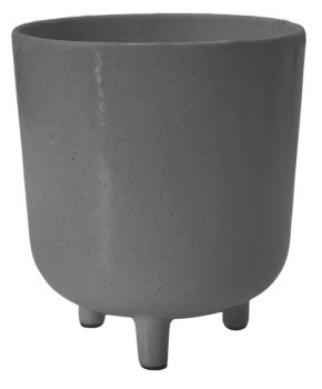 Speckled Planter - Ceramic - L20 x W20 x H24 cm - Lecce Grey