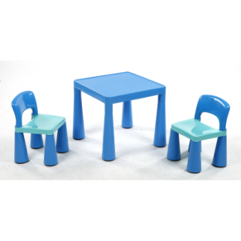 Blue Table & Chairs Set