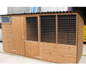 Baskerville Dog Kennel - L305 x W122 x H152 cm